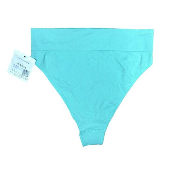 Fabletics Seamless High-Waisted Cheeky Brief - Gulf Coast - Size Small - Picture 4 of 5